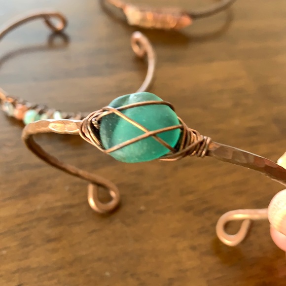 Copper Bracelets, lot - Picture 2 of 5